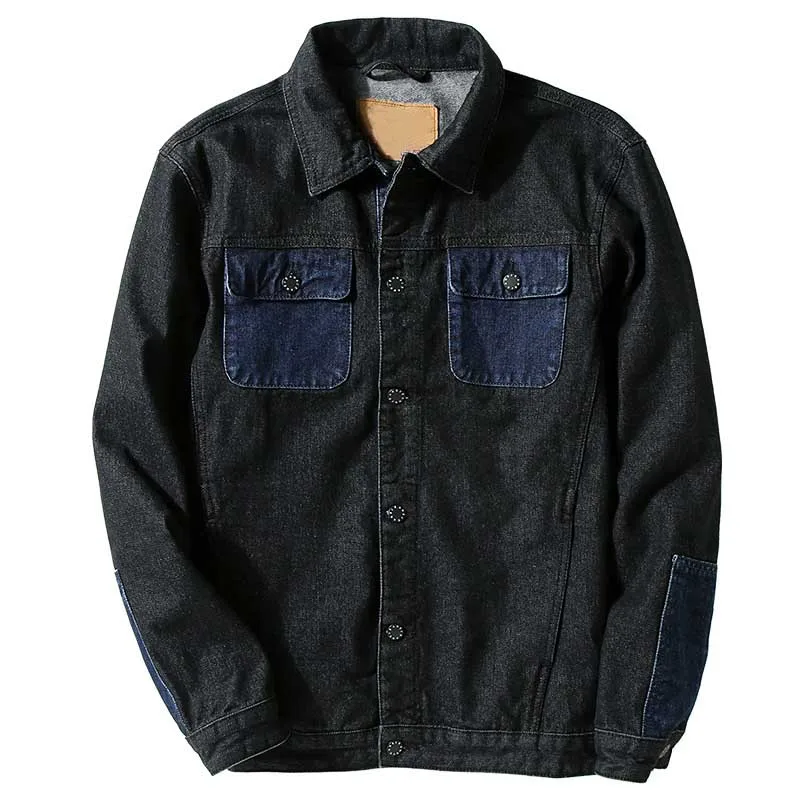 Mcikkny New Fashion Men's Baggy Jean Trucker Jackets Washed Loose Style Motorcycle Denim Jackets And Coats For Male Size M-7XL (6)