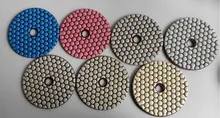 Cheap 4" GRADE B Diamond dry Flexible polishing pads for quartz stone granite marble 70 PCS Cheap 4" GRADE B Diamond dry Flexible polishing pads for quartz stone granite marble 70 PCS