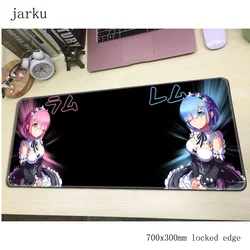 rezero pad mouse computador gamer mause pad 700x300X2MM padmouse big Gorgeous mousepad ergonomic gadget office desk mats