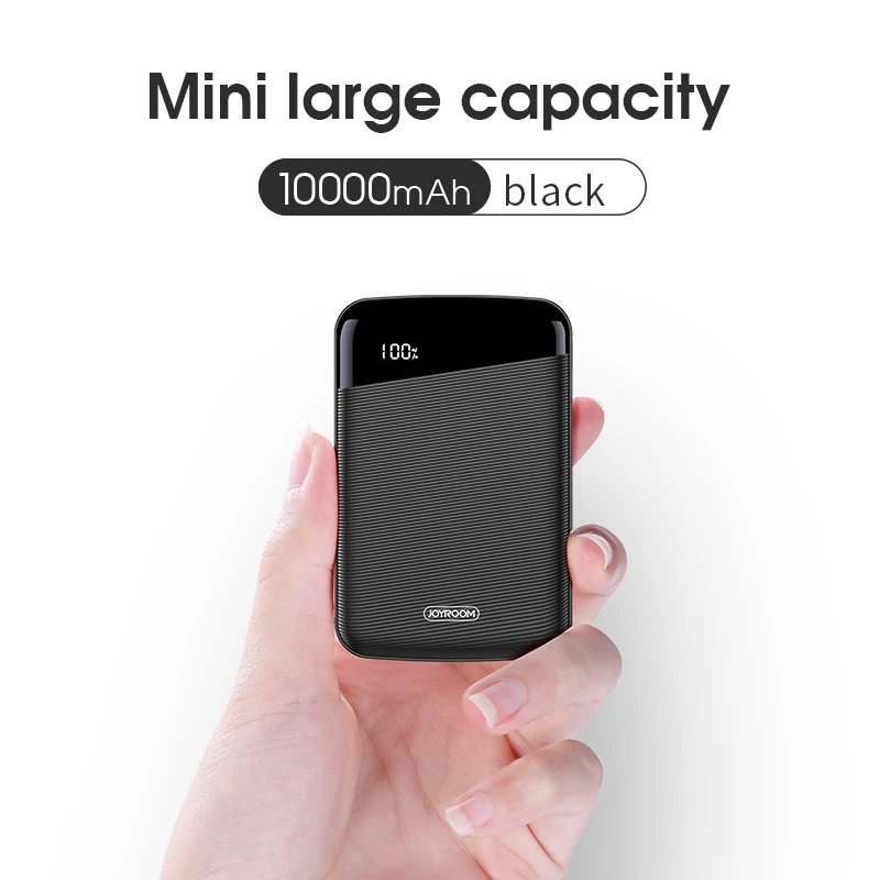 10000mAh Slim Mini Power Bank Dual USB LED Display Ultra-thin Powerbank Portable External Battery Pack Charger For Mobile Phone