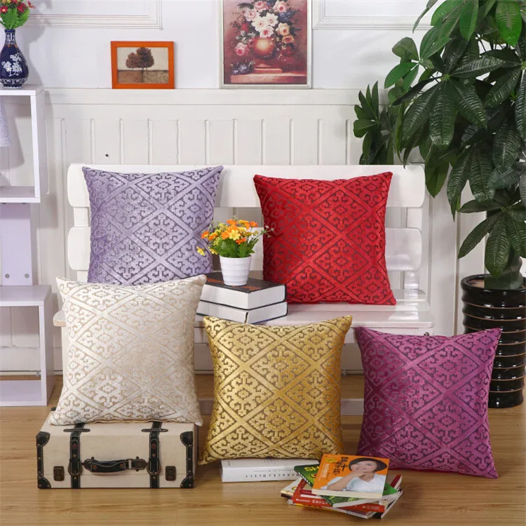 Buy 43x43cm Luxury Square Sofa Soft Cushion Cover