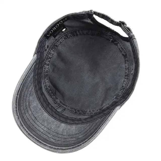 Cappello A Cilindro Piatto In Cotone Lavato Casual Berretti Milari Fisher Regolabili Uomo Donna Berretto Milare Cadetto Design Unico Berretto Vintage Quattro Stagioni - Foto 6