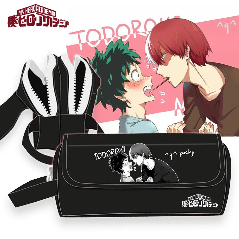 My Hero Academy All · Might Print аниме большие пеналы для карандашей холщовая косметичка Midoriya Izuku косметичка для хранения канцелярских принадлежностей