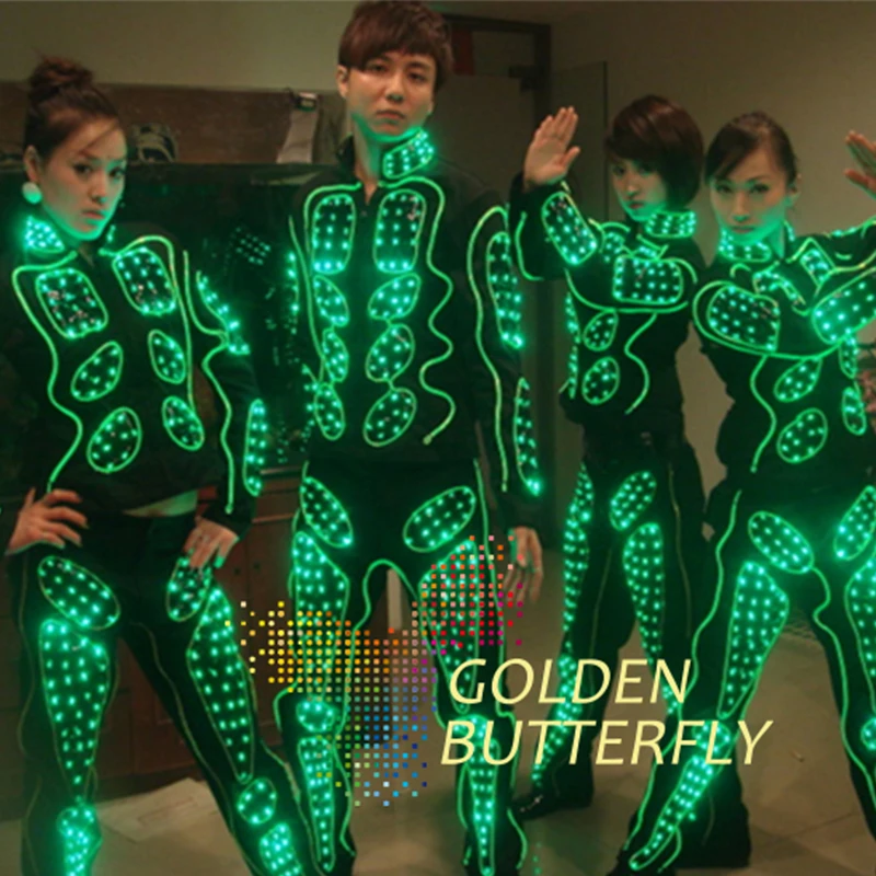 Special Price EL Light Clothing Cold Glowing Dance LED Clothing EL Fashion Luminous Costumes Scintillation Men/Women Cold Stage Performance Special Price EL Light Clothing Cold Glowing Dance LED Clothing EL Fashion Luminous Costumes Scintillation Men/Women Cold Stage Performance