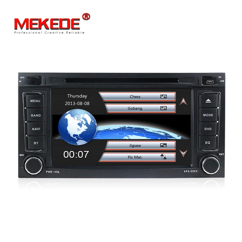 Cheap 2DIN Car tape recorder radio DVD player for VW Touareg 2004-2009 CAR DVD GPS Navigation bluetooth 1080P video free shipping 2