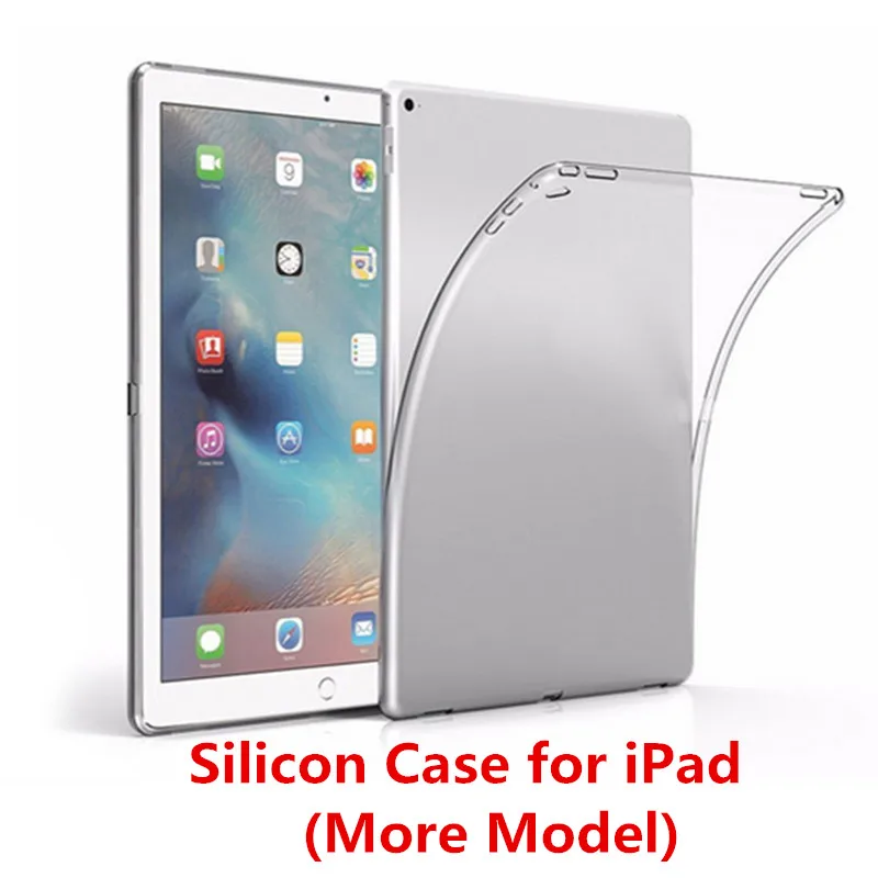 Силиконовый чехол для нового iPad 9 7 2020 Новый мини 1 2 3 4 прозрачный Мягкая Задняя