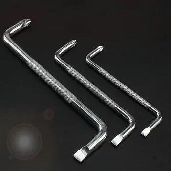 

3pcs/Set Multi-functional 90 Degree Z Short Handle With Screwdriver Kit 360 Degree Shift