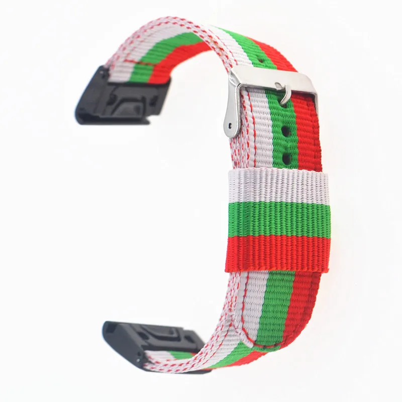 

Sport Outdoor Quick Release Nylon Woven Watch Band Strap for Garmin Fenix 5X/Fenix 3/Fenix 3 HR/D2 Charlie Replacement Wristband