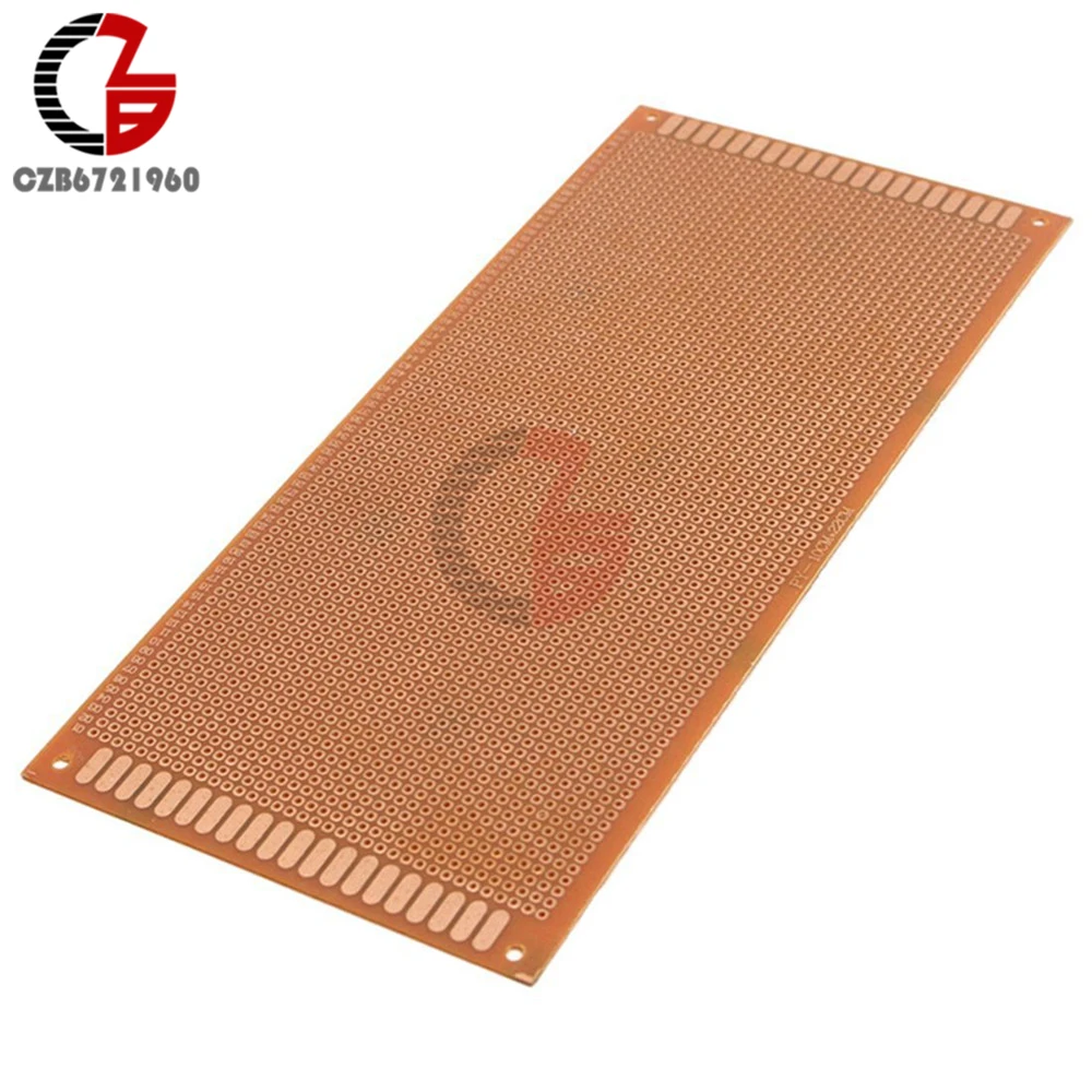 10pcs Bakelite Circuit Board DIY Prototype Single Side Copper PCB Board Breadboa