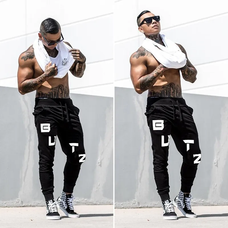 Mens Pants Fitness Sweatpants gym Joggers Pants (5)