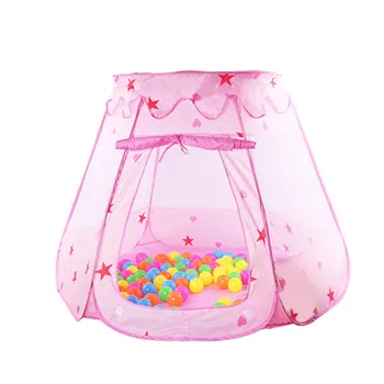 

Cute Children Kid Balls Pit Pool Game Play Tent Indoor Outdoor Gaming Toys Hut for Baby Toddlers High Quality