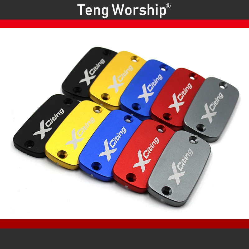 

Motorcycle Accessories Aluminum Front Brake Clutch Fluid Reservoir Cover Cap for KYMCO XCITING 250 300 350 400 400S 500