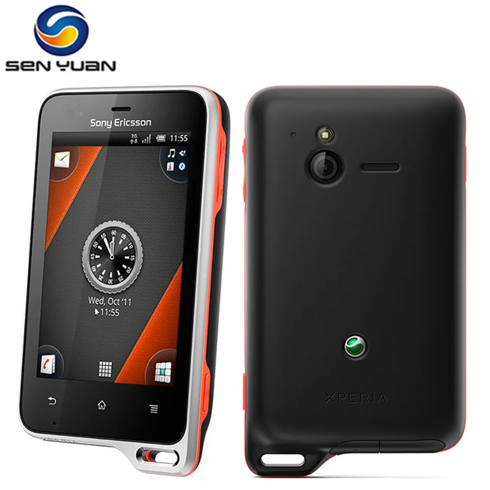Оригинальный мобильный телефон Sony Ericsson Xperia active ST17i 3G GPS Wi Fi разблокированный