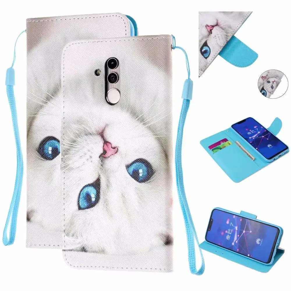 Bamboo Panda Patterned Flip Leather Wallet Case Cover sfor Huawei Mate 20 Lite Honor 8X 9 Mate 20 Pro Nova 4 Phone Coque Fundas  (5)