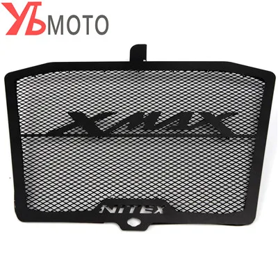 Аксессуары для мотоциклов решетка радиатора Защитная крышка предохранительный бак для YAMAHA XMAX X MAX 250 300 400 XMAX300 XMAX250 XMAX400 - Цвет: Black