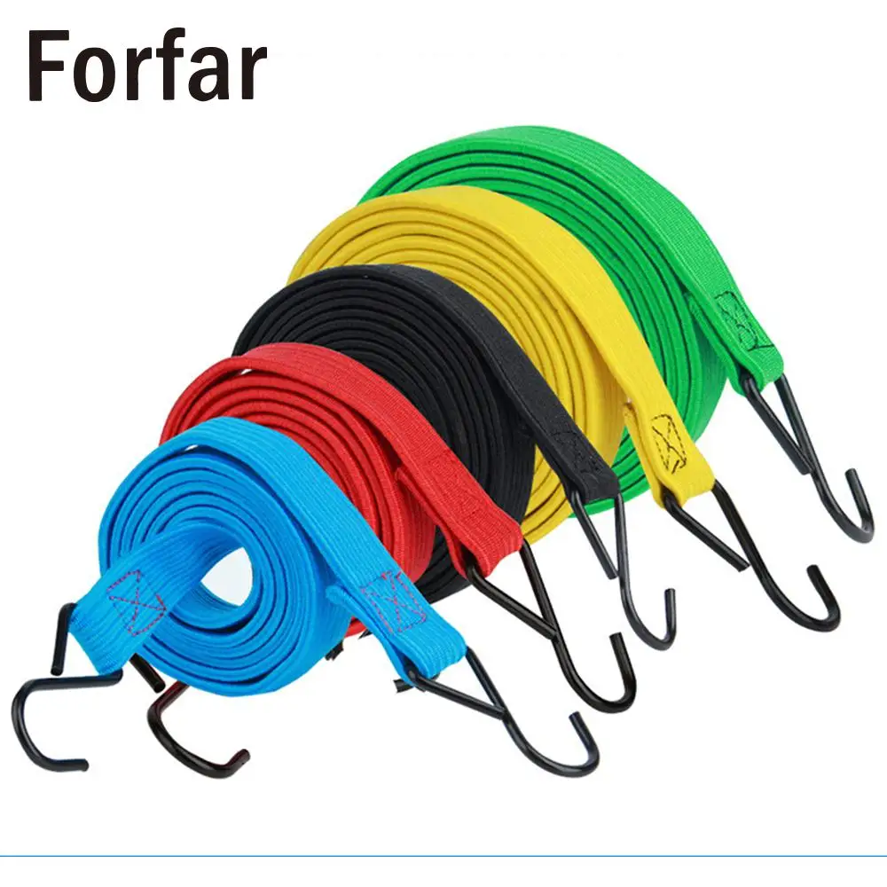 Эластичная фиксированная веревка Пряжка для кемпинга крепление на шнурке эластичный ремешок с крючками веревка прочная багажная веревка эластичная веревка случайный цвет