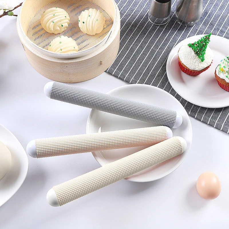 

Pastry Boards Non-stick Dumpling Rolling Pin Noodle Dough Roller Sticks Plastic Bake Dumpling Wrapper Tool Rolling Pins @