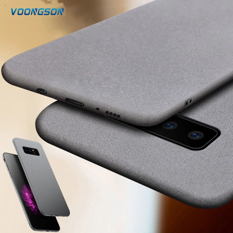 

Original Luxury Sandstone Matte Soft Phone Case For Samsung Galaxy S10 Lite S9 Plus Note9 A7 A9 2018 A6 A6S A9S J8 J4 J6 S8 Case