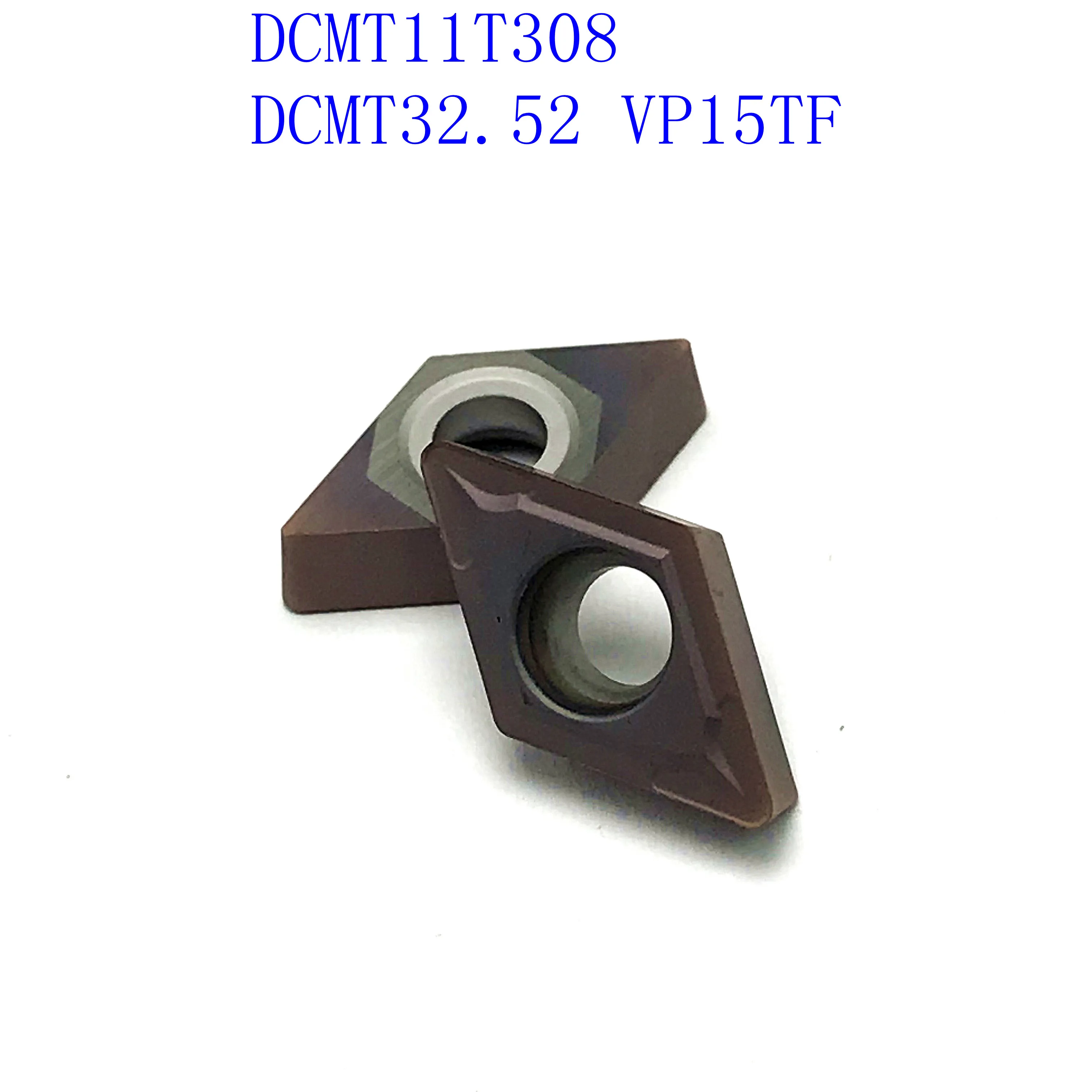 

20PCS Carbide Tool DCMT11T308 / DCMT32.52 VP15TF / UE6020 / US735 Internal Lathe Tool Milling Cutter NC Tool