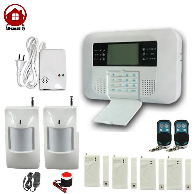 Dual Network GSM+PSTN GSM40B Alarm System Security with Wireless Gas