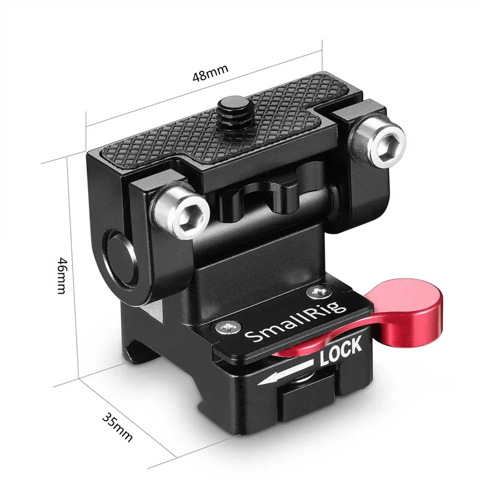  SmallRig DSLR Camera Quick Release EVF Mount 5 Inch / 7 Inch Monitor Holder Mounting Plate with NAT
