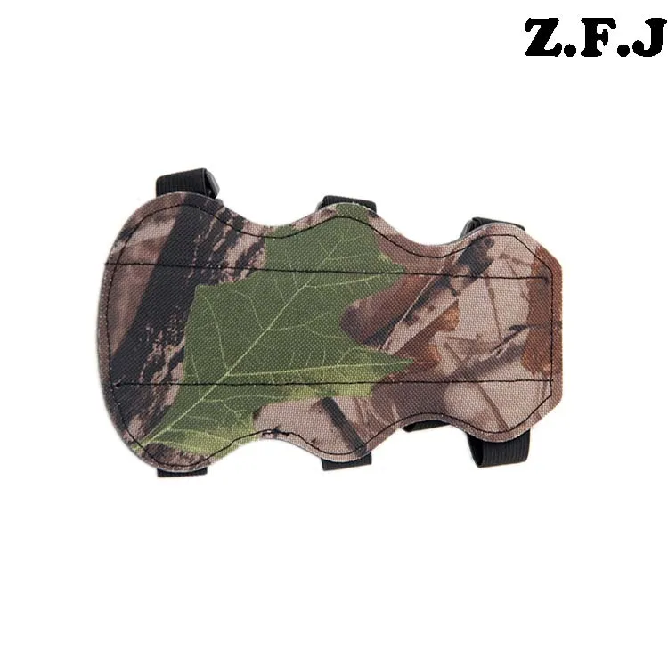 1pc camo Leather Archery Bow Arm Guard Protection Forearm for Hunting