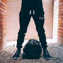 Спортивные Для мужчин Бег тренажерные залы Фитнес Треники Бокс Jogger боксер Брюки для девочек Обувь для мальчиков бренд Мотобрюки зима тренировки эластичная Беговая Брюки для девочек