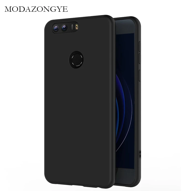 

For Huawei Honor 8 Case Huawei Honor 8 Case Soft Silicone Back Cover Phone Case Honor8 For Huawei FRD-L09 FRD-L19 Black