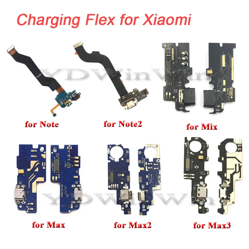 

1pcs USB Port Connector Dock Charging Flex Cable For Xiaomi Mi Note 2 Max Mix 1 2 3 Charger PCB Board Flex