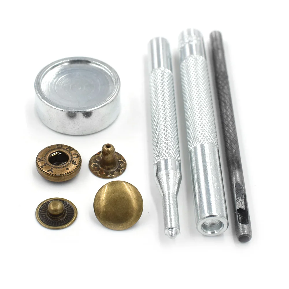 

50 sets /lot 15mm Metal snap. fastener buttons, Rivet, T8 T5 T3 snaps jacket buttons Clothing & Accessories. Sewing repair