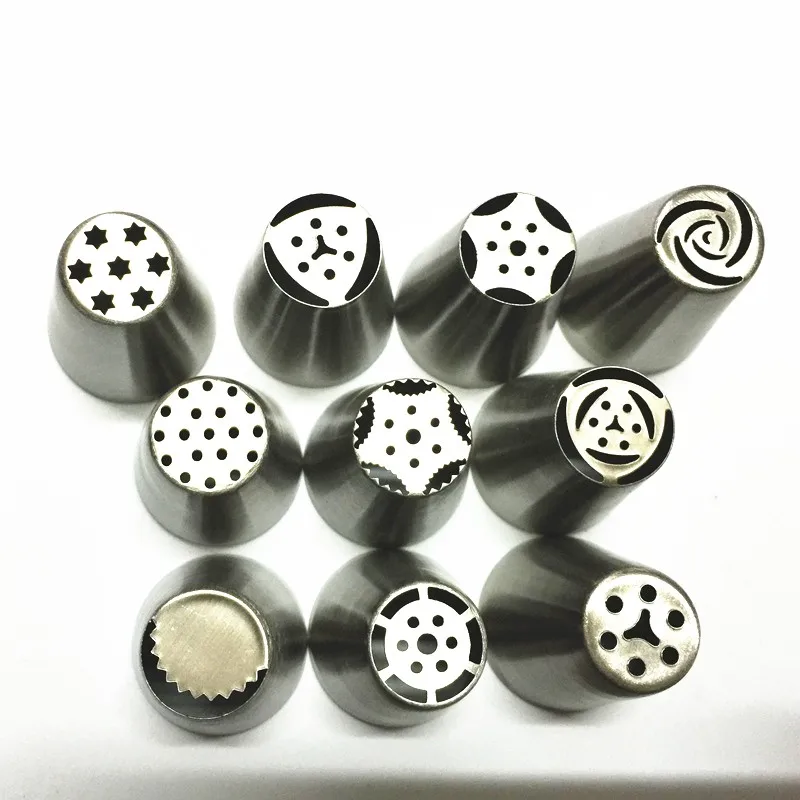 New Arrival Russian Tulip Stainless Steel Icing Piping Nozzles Tips For