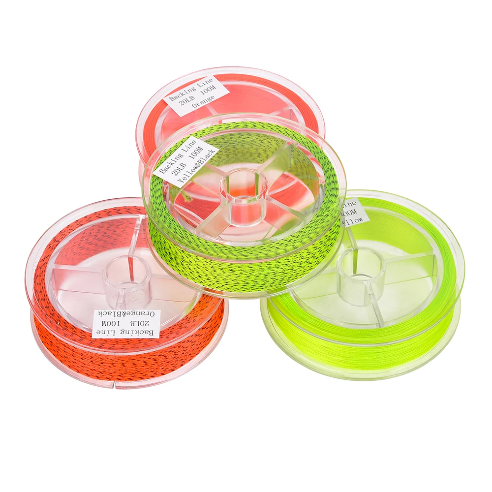 100M Fly Fishing Line 20LBS Braided Nylon Fly Line Fly Fishing Backing