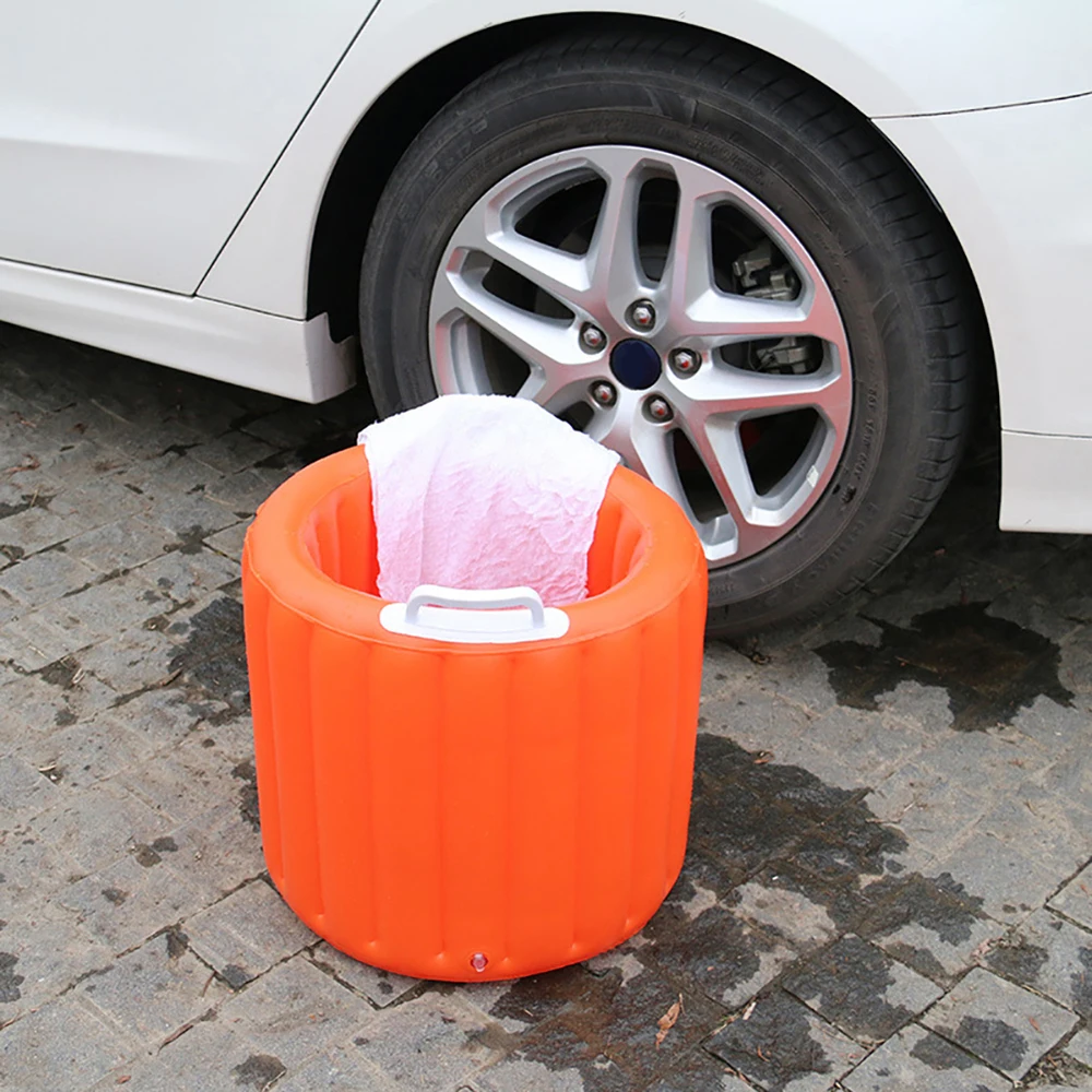 Portable Car Wash Bucket Inflatable Collapsible Water Bucket 20L