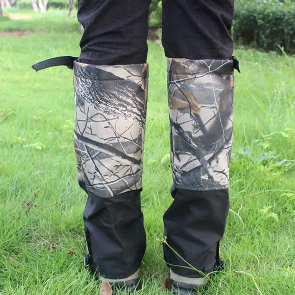 1 Pair Leg Warmers Outdoor Camouflage Waterproof Hiking Walking