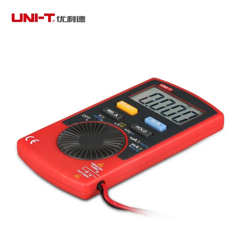 UNI-T UT120A супер тонкий метр карманный цифровой мультиметр небольшого размера мини-мультиметр