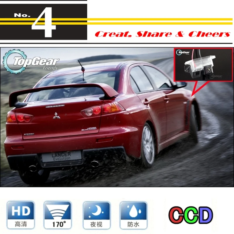

For Mitsubishi Lancer EX / Evolution X 9 2007~2016 Car Camera rearview Rear View Back Up Camera For PAL | CCD + RCA Standard