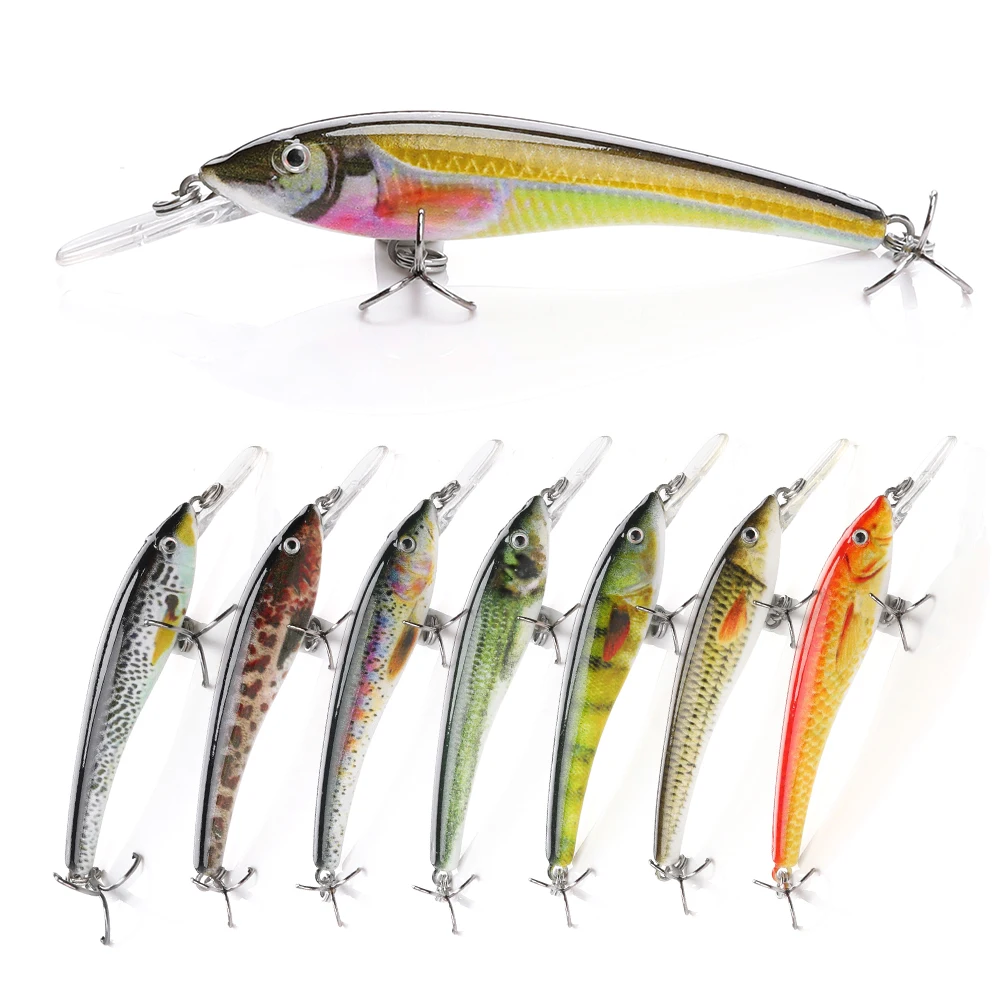 

TREHOOK 1pcs Hard Baits Floating Minnow Fishing Lure 6cm 3g Suspending Jerkbait Bass Fishing Artificial Bait Lure Wobbler Minow