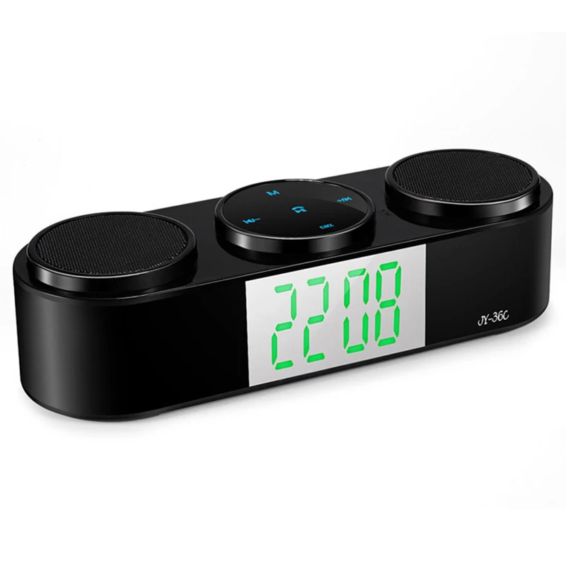 

DOUBLEX JY-36C Portable Stereo Speaker Bluetooth Speaker with display and touch keys TF USB AUX for iphone huawei xiaomi samsung