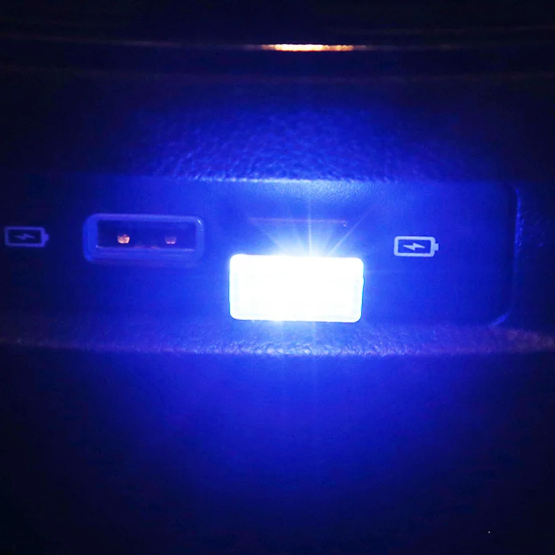 USB светодиодный ночник для салона автомобиля нижняя лампа Audi всех серий Q3 Q5 SQ5 Q7 A1