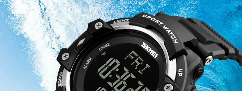 SKMEI 1180 Мужчины 3D Шагомер Heart Rate Monitor Спортивные Часы Счетчик Калорий Фитнес-Трекер Цифровой Дисплей Часы Движение Япония