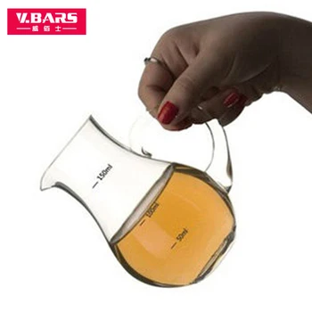 

HD transparent glass of red wine decanter Wine divided liquor wine flagon justice cup scale