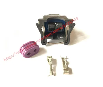 

10 Set GM Delphi 2 Pin Housing Socket EV1 Injector Auto Connector 12129142