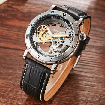 

New Arrival Romal Luxury Mechanical Man Wristwatch Self-Winding Automatic Wristwatch Classic Business Watch Relogio Masculino