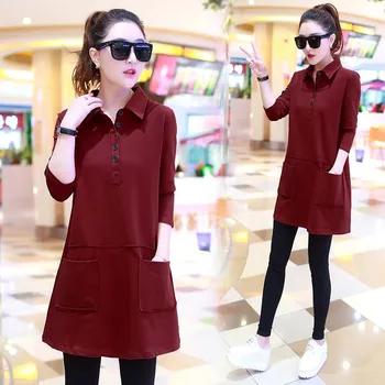 

NiceMix 2019 Autumn Long Sleeve Blouse Shirt Women Tops Casual Plus Size Pockets Women Blouses Office Blusas Chemise Femme