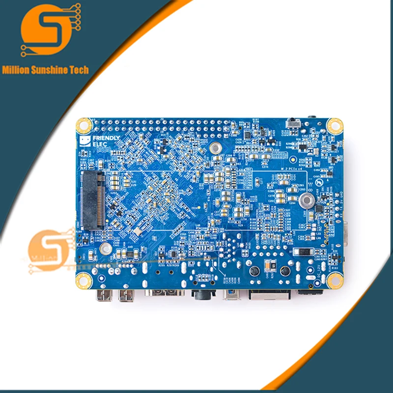  NanoPC-T4 Minimal Rockchip RK3399 Soc 4GB RAM 16GB eMMCDual-band wifi full standard M.2 PCIe NVME S