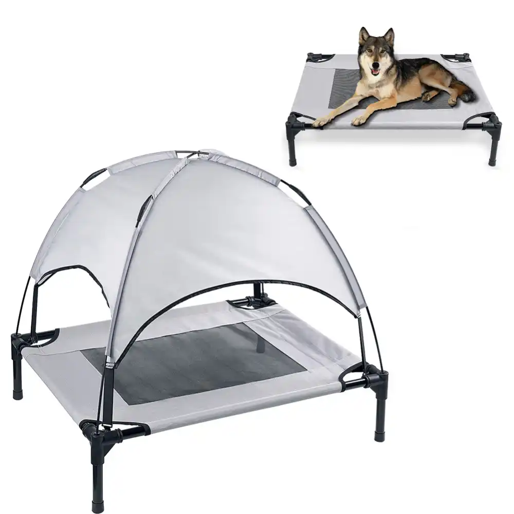 dog bed with sunshade