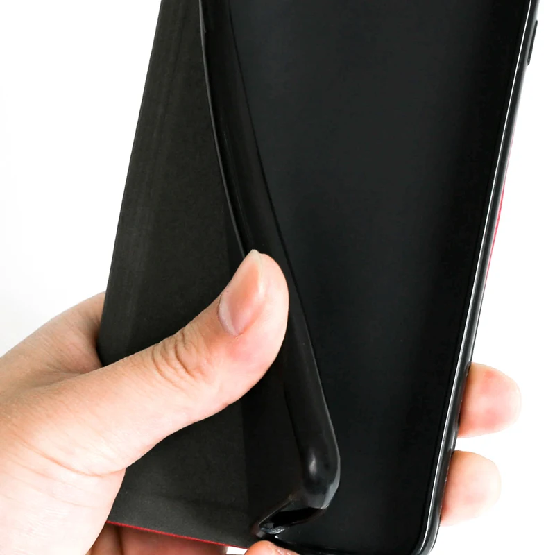 PU Leather Wallet Phone Bag Case For Asus ROG Phone Flip Book Case For Asus ROG Phone Business Case Soft TPU Silicone Back Cover
