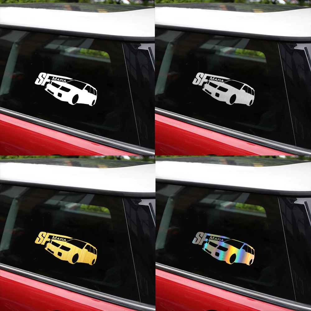 Автомобильные наклейки и Tancredy Sf Mafia для Subaru Forester на бампер Стайлинг автомобиля