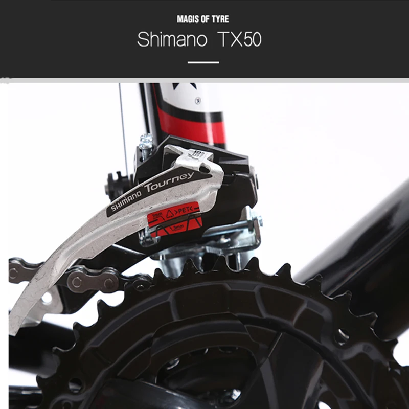 LAUXJACK Горный велосипед стальная рама 24 скорости Shimano механические дисковые