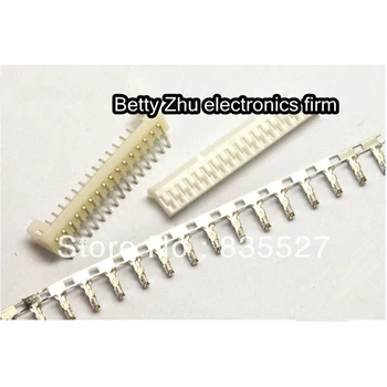

100pcs/lot PH2.0-16P 16PIN terminal block 2.0MM pitch connector : plug + plastic bending needle socket + terminal